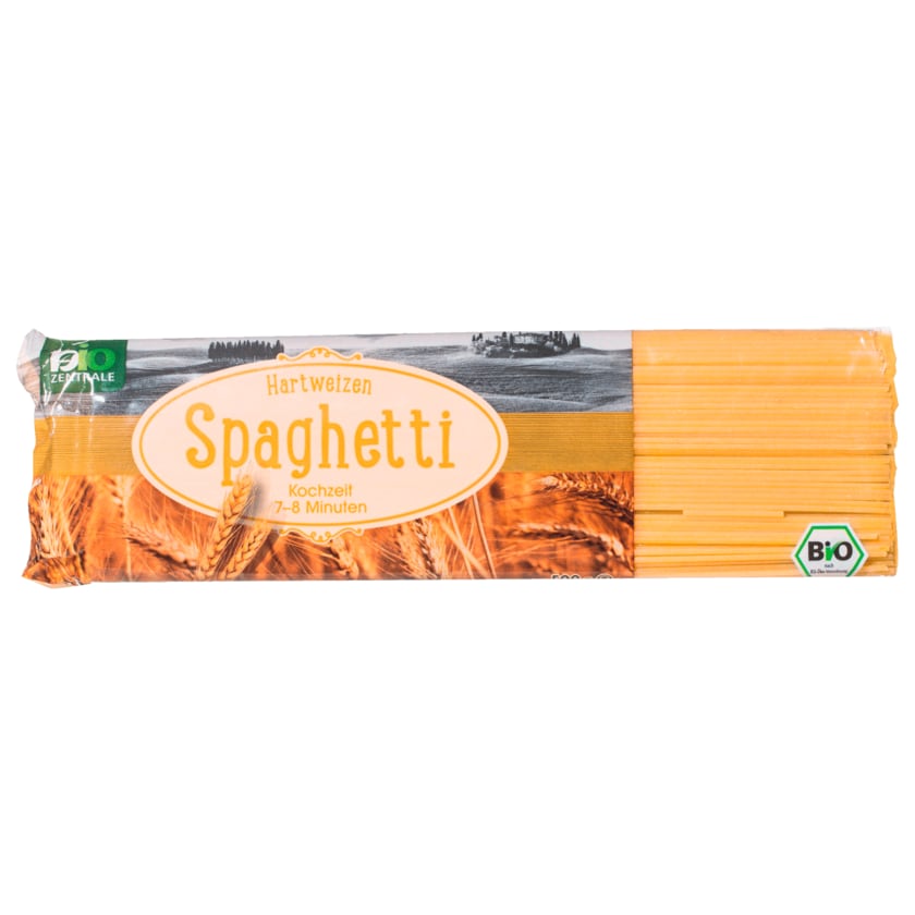 Biozentrale Bio Hartweizen Spaghetti 500g